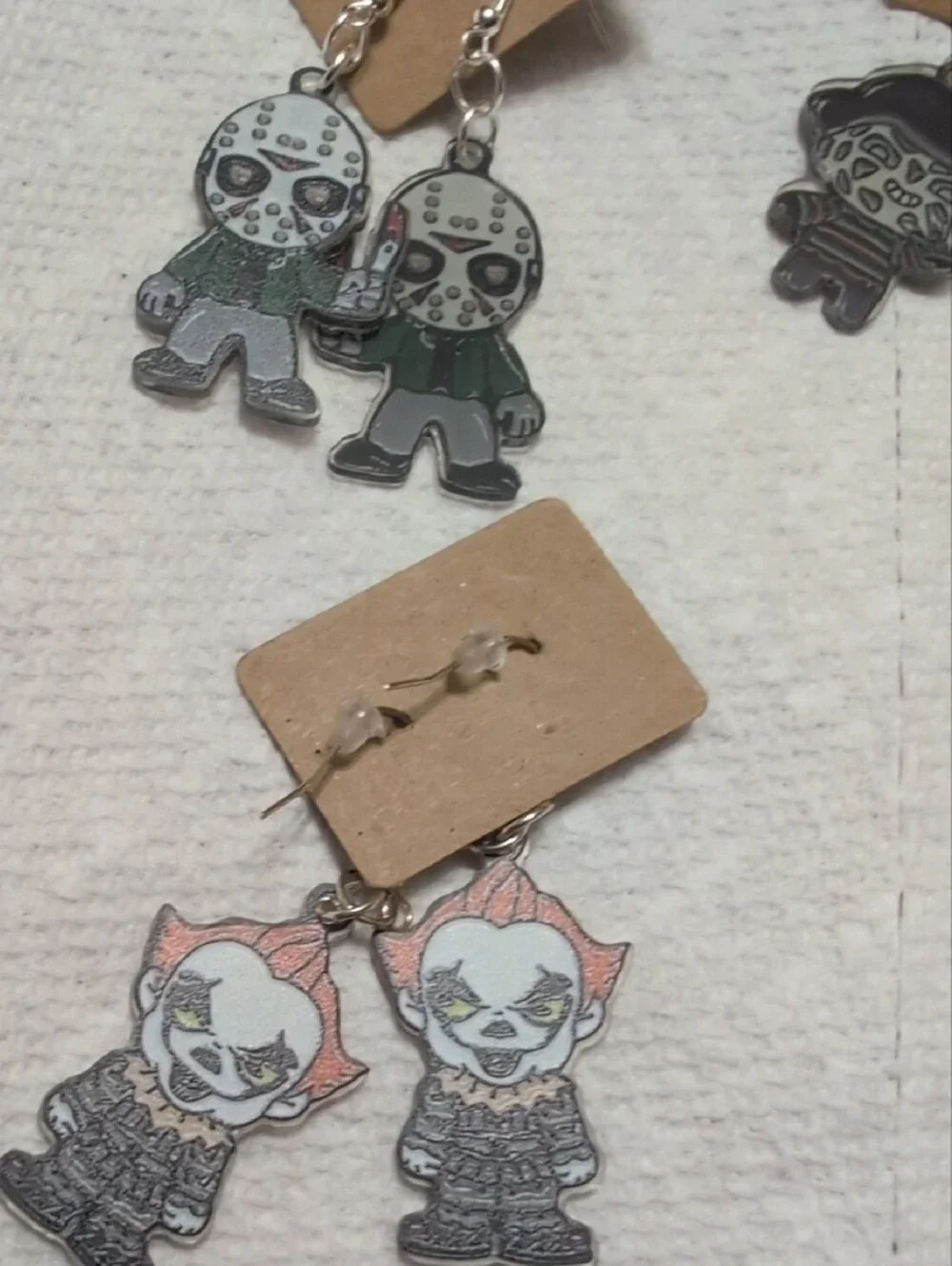 Halloween Character Dangle Earrings - Assorted Colors